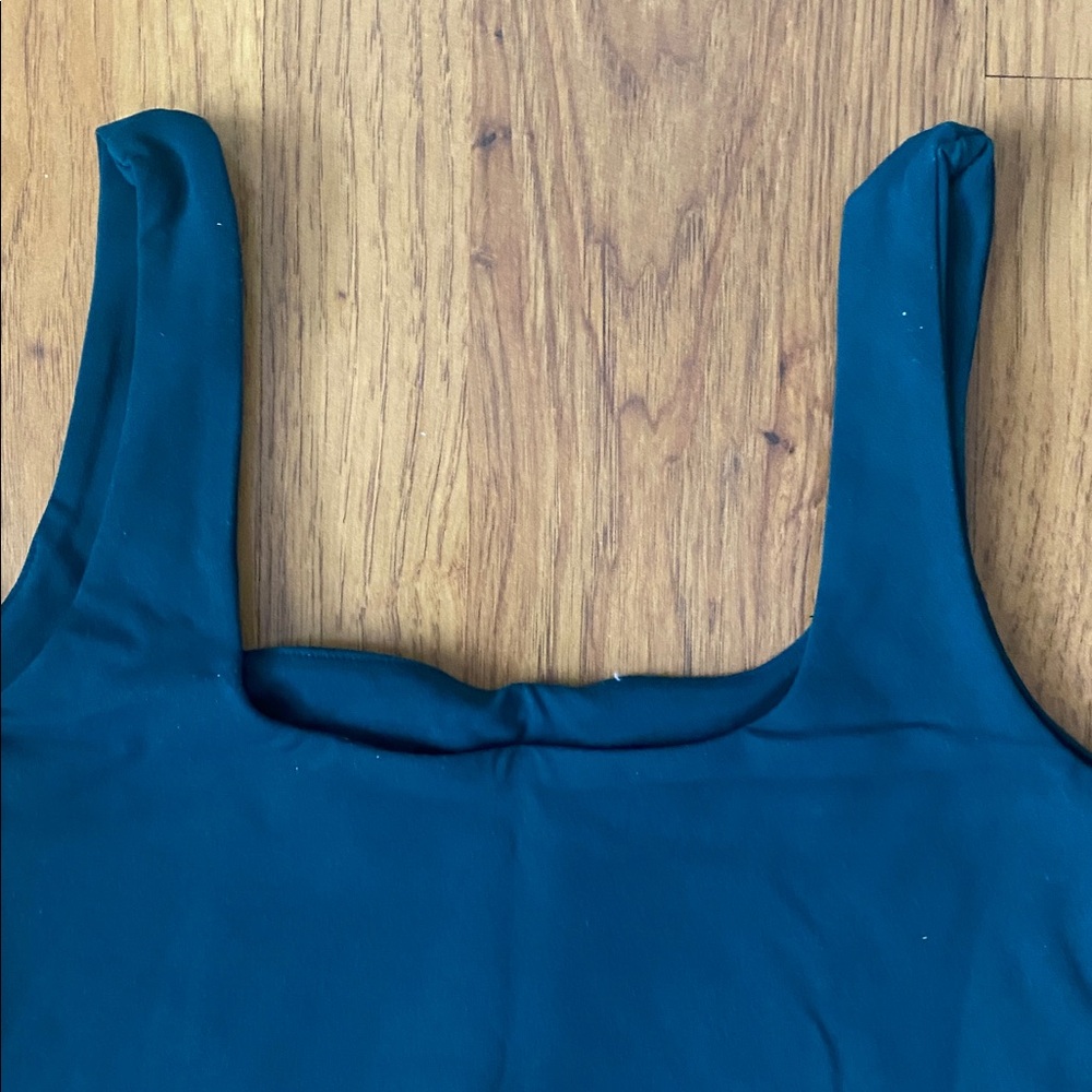 BNWT Abercrombie & Fitch teal tank style body suit. - Picture 6 of 9